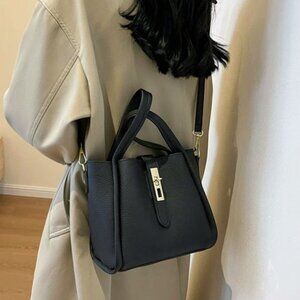 Viral TikTok Crossbody Bag Pebbled Black